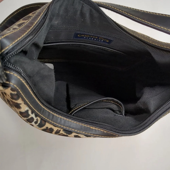Charter Club Classics Leopard print shoulder purse - Picture 9 of 12